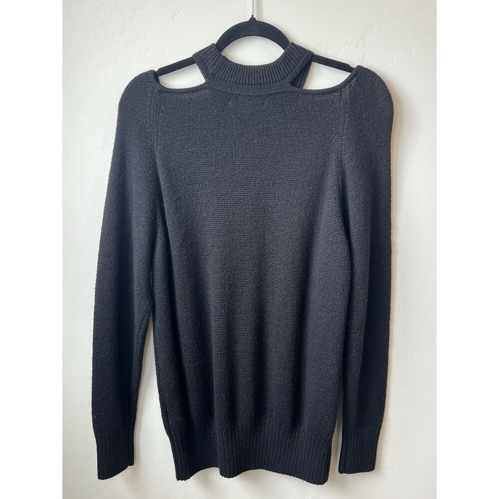 Jason Wu Pullover Shoulder Cutout Crew Neck Sweater Classic Oversized SZ XS - Picture 3 of 8